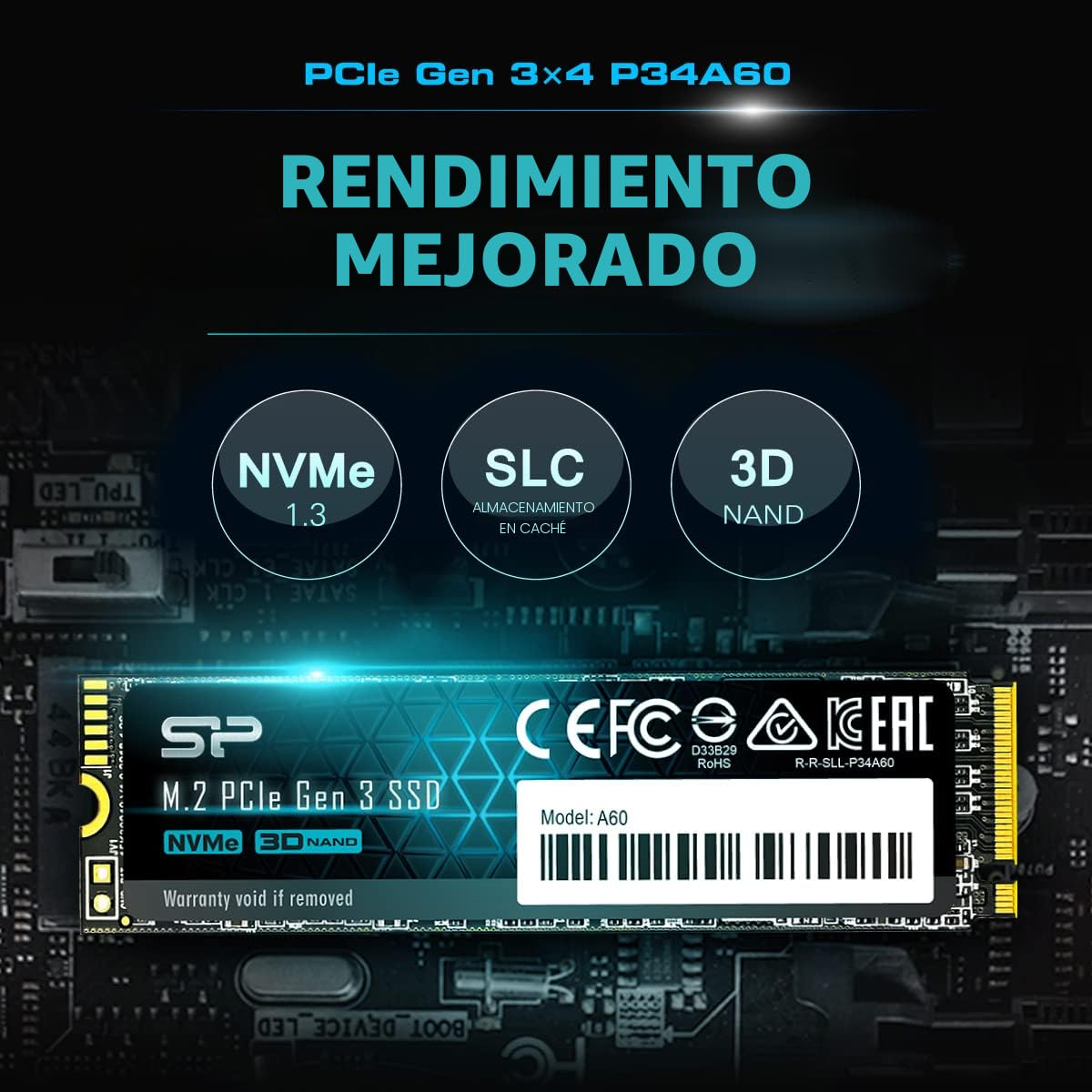 Amazon.com: Silicon Power 2TB NVMe M.2 PCIe Gen3x4 2280 SSD unidad